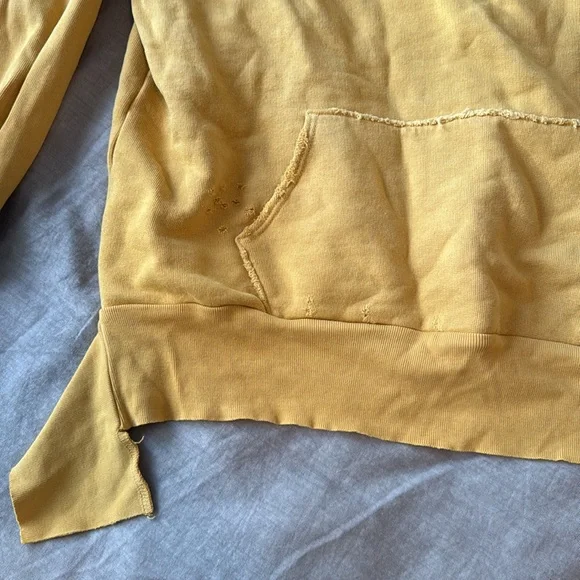 Frank & Eileen Mustard Yellow Hoodie Sweatshirt - Picture 3 of 11